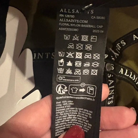 All Saints Floral Baseball Hat - Picture 4 of 5